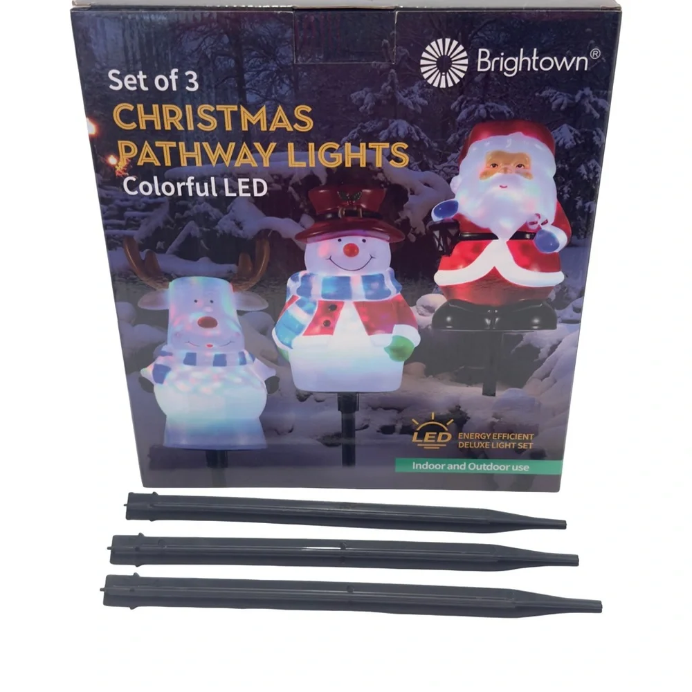Brighton Christmas Pathway Lights - Colorful LED Set